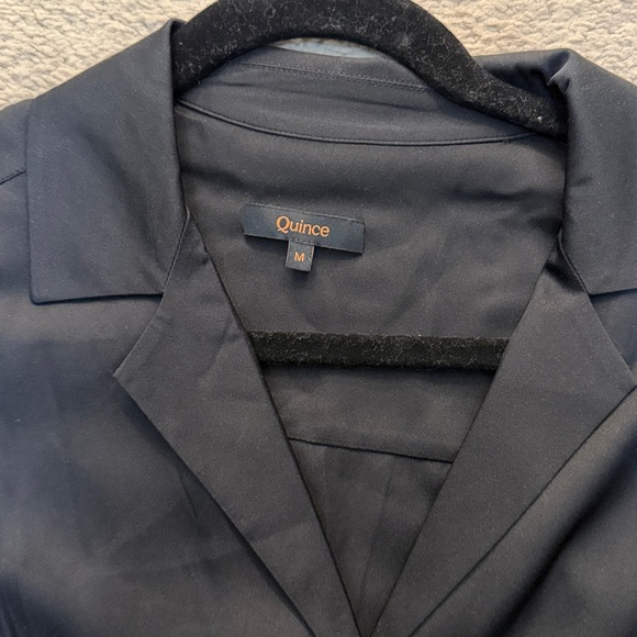 Quince Washable Stretch Silk Button Down - Picture 4 of 4